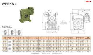 WPEKS155-250 蝸輪蝸桿減速機(jī) 雙速減速機(jī)